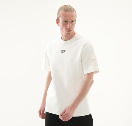 Reebok 5M Fanco Tee Erkek T-Shirt Beyaz