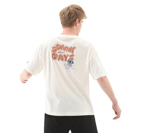 Reebok 5M Sunny Days Tee Erkek T-Shirt Krem