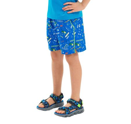 Skechers B 5 Inch Allover Print Swimshort Çocuk Şort Ve Kapri Lacivert