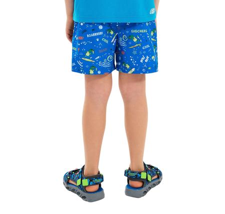 Skechers B 5 Inch Allover Print Swimshort Çocuk Şort Ve Kapri Lacivert