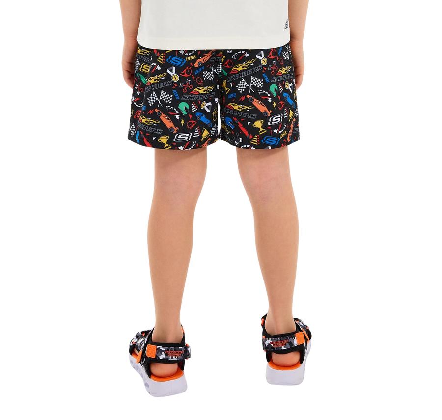 Skechers B 5 Inch Allover Print Swimshort Çocuk Şort Ve Kapri Siyah Skechers B 5 Inch Allover Print Swimshort Çocuk Şort Ve Kapri Siyah