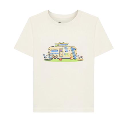 Skechers B Short Sleeve Regular Fit T-Shirt Çocuk T-Shirt Krem