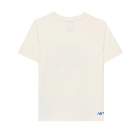Skechers B Short Sleeve Regular Fit T-Shirt Çocuk T-Shirt Krem