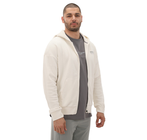 Skechers Essential M Full Zip Hoodie Sweatshirt Erkek Ceket Krem
