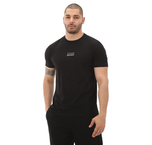 Skechers Essential M Short Sleeve  T-Shirt Erkek T-Shirt Siyah
