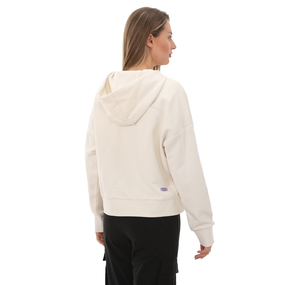 Skechers Essential W Full Zip Hoodie Sweatshirt Kadın Ceket Beyaz