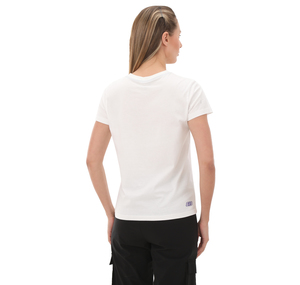 Skechers Essential W Short Sleeve  T-Shirt Kadın T-Shirt Beyaz
