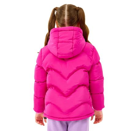 Skechers G Puffer Jacket Çocuk Mont Pembe