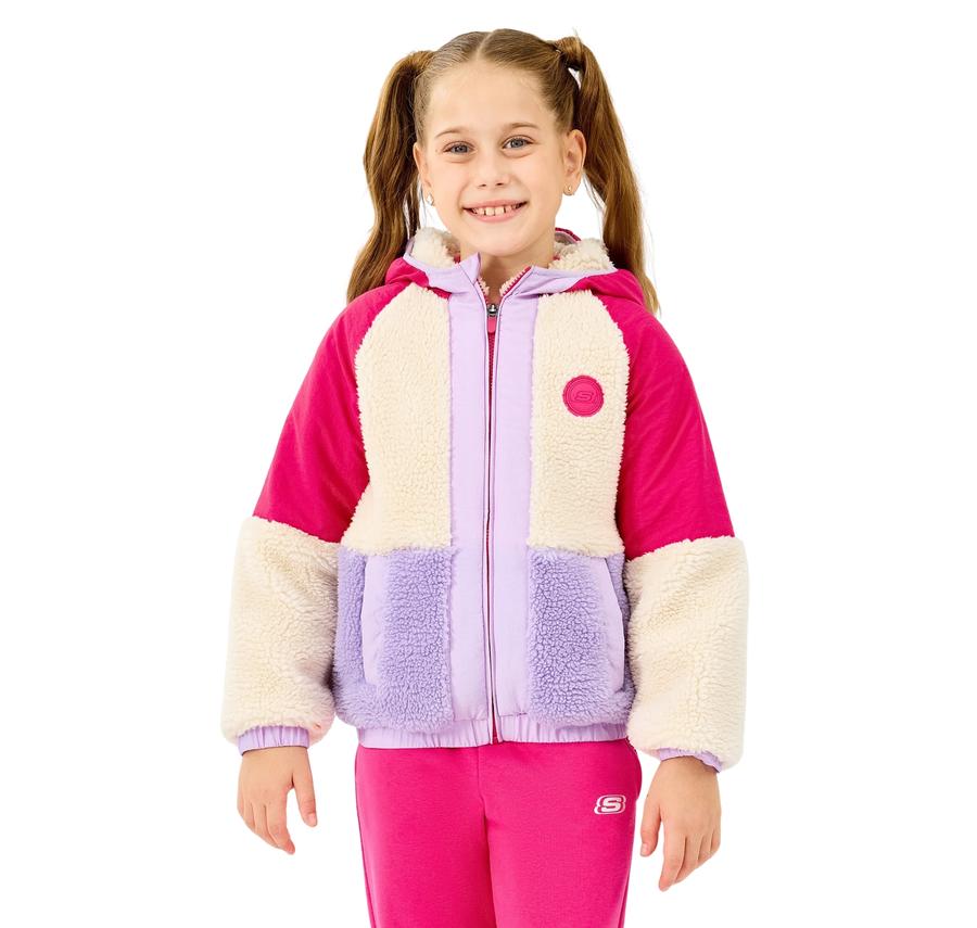 Skechers G Sherpa Sherpa Çocuk Ceket Pembe Skechers G Sherpa Sherpa Çocuk Ceket Pembe