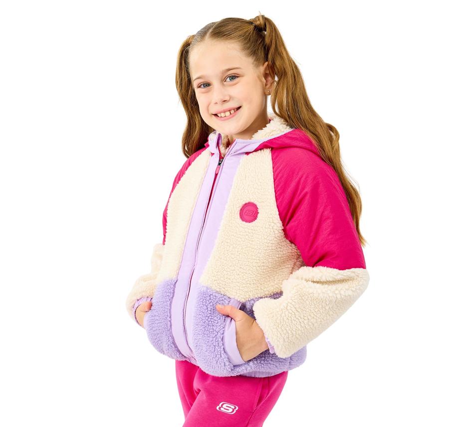Skechers G Sherpa Sherpa Çocuk Ceket Pembe Skechers G Sherpa Sherpa Çocuk Ceket Pembe