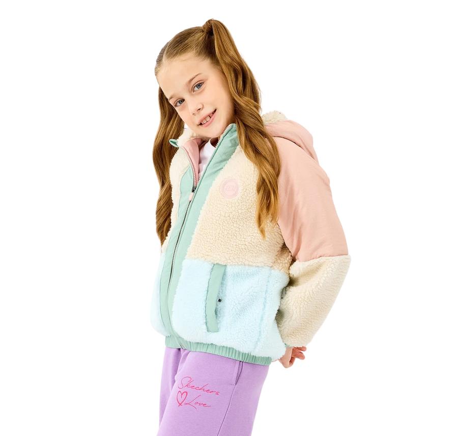 Skechers G Sherpa Sherpa Çocuk Ceket Pembe Skechers G Sherpa Sherpa Çocuk Ceket Pembe