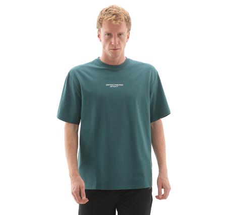 Skechers Graphic T-Shirt M Short Sleeve Erkek T-Shirt Turkuaz Skechers Graphic T-Shirt M Short Sleeve Erkek T-Shirt Turkuaz