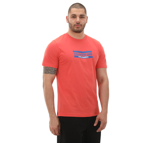 Skechers Graphic T-Shirt M Short Sleeve Erkek T-Shirt Turuncu