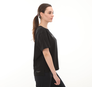 Skechers Graphic T-Shirt W Short Sleeve Kadın T-Shirt Siyah