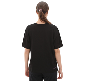 Skechers Graphic T-Shirt W Short Sleeve Kadın T-Shirt Siyah