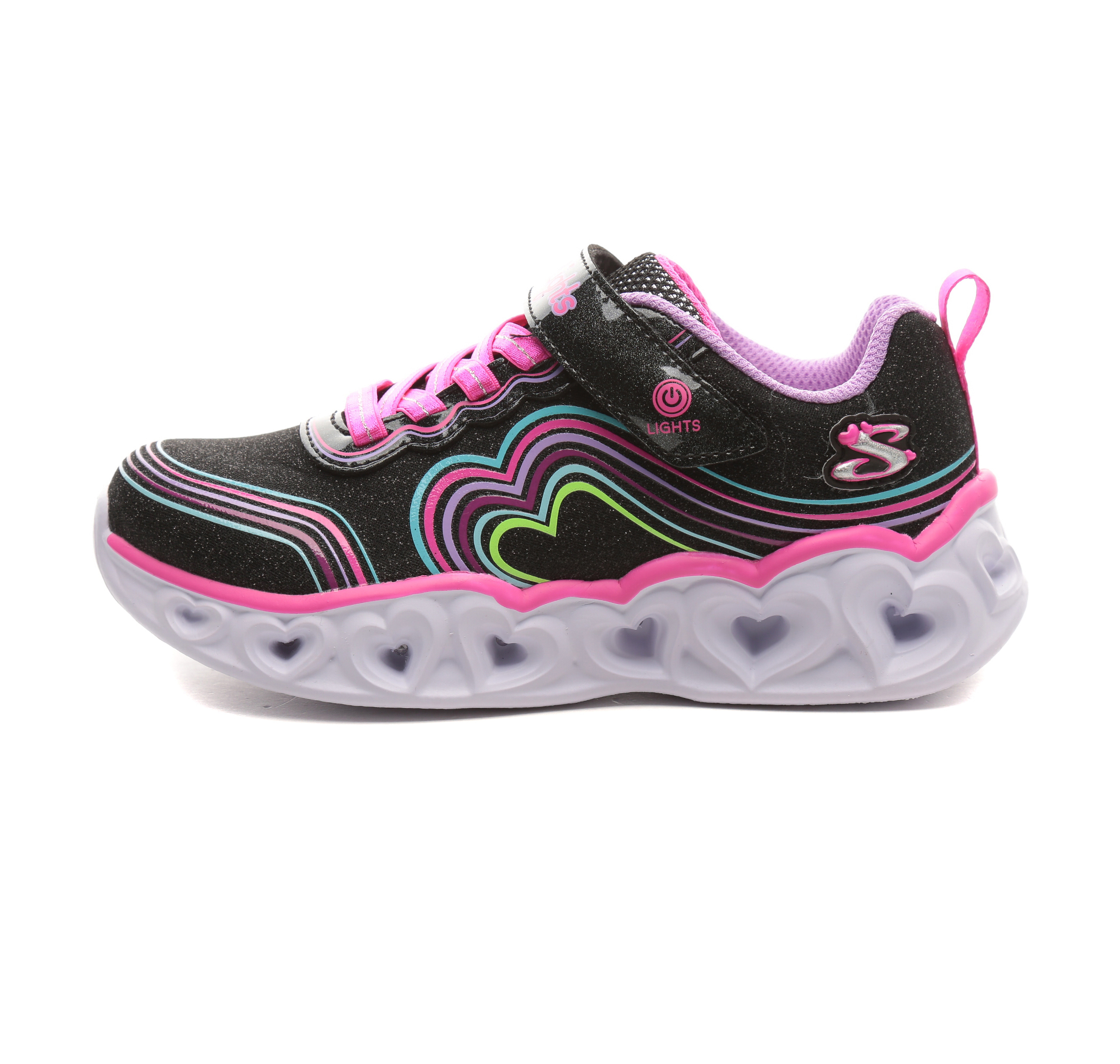 Детские кроссовки Skechers Heart Lights Retro Hearts