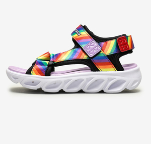 Skechers Hypno-Flash - Raınbow Lıghts Çocuk Sandalet Siyah