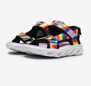 Skechers Hypno-Flash - Raınbow Lıghts Çocuk Sandalet Siyah