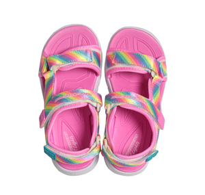 Skechers Hypno-Flash - Raınbow Lıghts Çocuk Sandalet Pembe