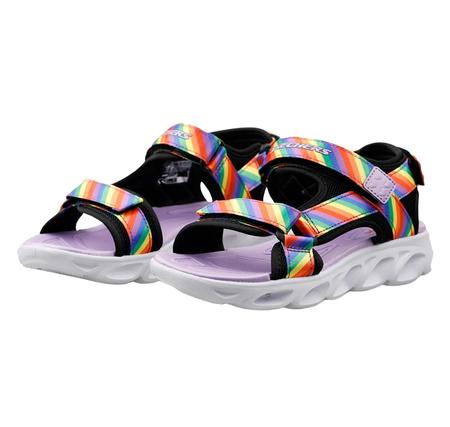 Skechers Hypno-Flash - Raınbow Lıghts Çocuk Sandalet Siyah