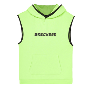 Skechers Lightweight Fleece Two Yarn B Sleeveless Hoodie Swe Çocuk T-Shirt Yeşil