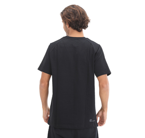 Skechers M Branded Stripe T-Shirt Erkek T-Shirt Siyah