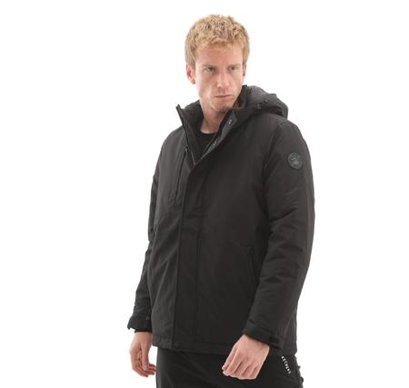 Skechers M Coated Jacket Erkek Siyah