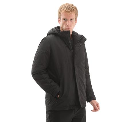 Skechers M Coated Jacket Erkek Mont Siyah Skechers M Coated Jacket Erkek Mont Siyah