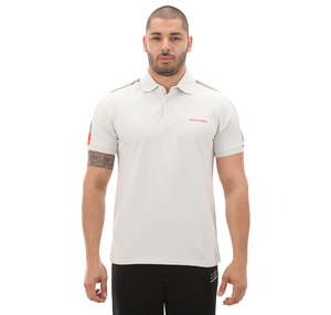 Skechers M Colorblock Polo T-Shirt Erkek T-Shirt Beyaz