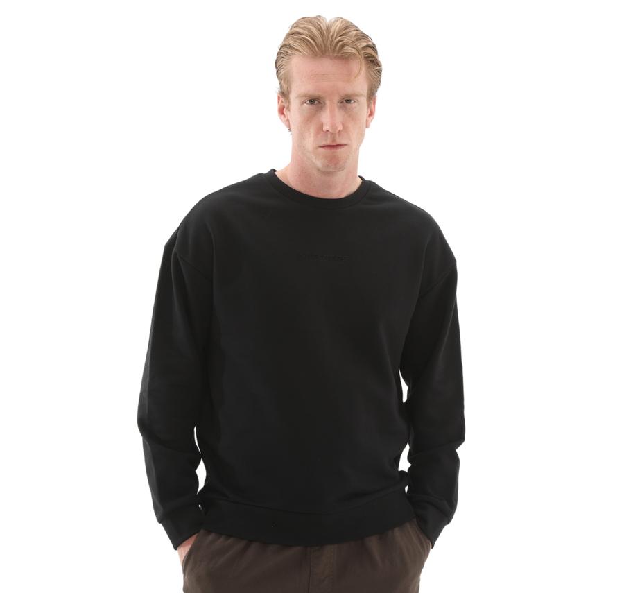 Skechers M Essential Crew Neck Sweatshirt Erkek Sweatshirt Siyah Skechers M Essential Crew Neck Sweatshirt Erkek Sweatshirt Siyah