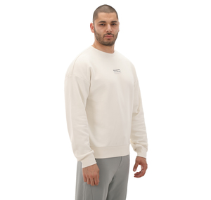 Skechers M Essential Crew Neck Sweatshirt Erkek Sweatshirt Beyaz
