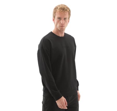 Skechers M Essential Crewneck Sweatshirt Erkek Sweatshirt Siyah Skechers M Essential Crewneck Sweatshirt Erkek Sweatshirt Siyah