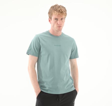 Skechers M Essential T-Shirt Erkek T-Shirt Yeşil