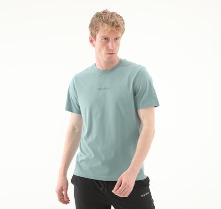 Skechers M Essential T-Shirt Erkek T-Shirt Yeşil