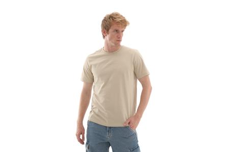 Skechers M Essential T-Shirt Erkek T-Shirt Krem