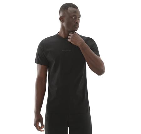 Skechers M Essential T-Shirt Erkek T-Shirt Siyah