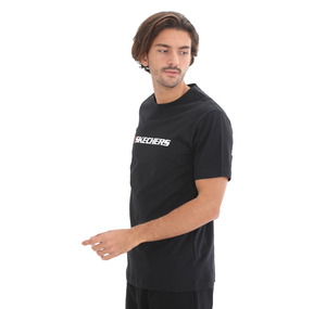 Skechers M Essential T-Shirt Erkek T-Shirt Siyah