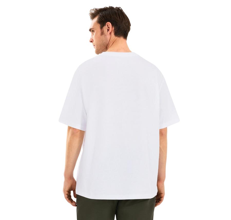 Skechers M Heavyweight Graphic Tee T-Shirt Erkek T-Shirt Beyaz Skechers M Heavyweight Graphic Tee T-Shirt Erkek T-Shirt Beyaz