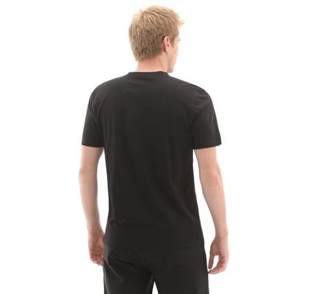 Skechers M Light Fabrict-Shirt Erkek T-Shirt Siyah
