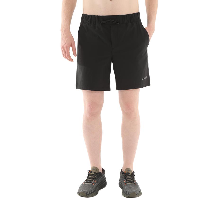 Skechers M Micro 7 Inch Short Erkek Şort Ve Kapri Siyah Skechers M Micro 7 Inch Short Erkek Şort Ve Kapri Siyah