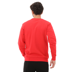 Skechers M New Basics Crew Neck Sweatshirt Erkek Sweatshirt Kırmızı