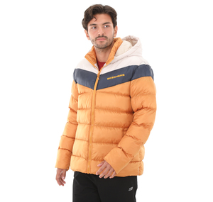 Skechers M Outerwear Colorblock Padded Jacket Erkek Mont Sarı