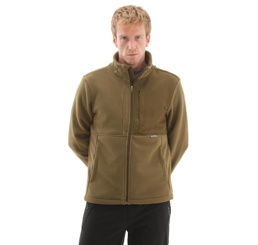 Skechers M Polar Jacket Erkek Ceket Kahve Skechers M Polar Jacket Erkek Ceket Kahve