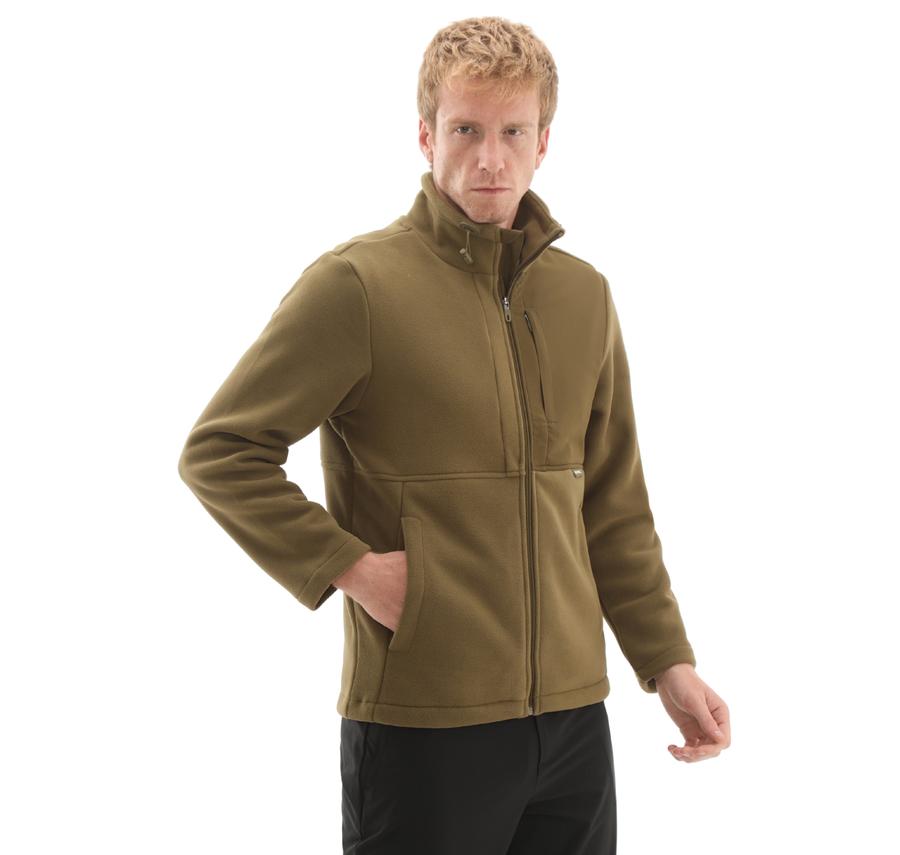 Skechers M Polar Jacket Erkek Ceket Kahve Skechers M Polar Jacket Erkek Ceket Kahve