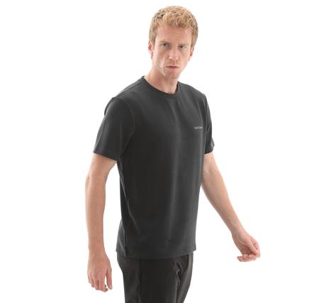 Skechers M Regular Crew Neck T-Shirt Erkek T-Shirt Siyah Skechers M Regular Crew Neck T-Shirt Erkek T-Shirt Siyah