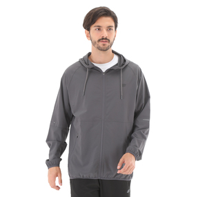 Skechers Micro Collection M Mesh Detailed Zip Jacket Erkek Sweatshirt Gri