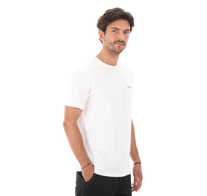 Skechers New Basics M Crew Neck T-Shirt Erkek T-Shirt Beyaz