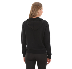 Skechers New Basics W Full Zip Hoodie Kadın Mont Siyah