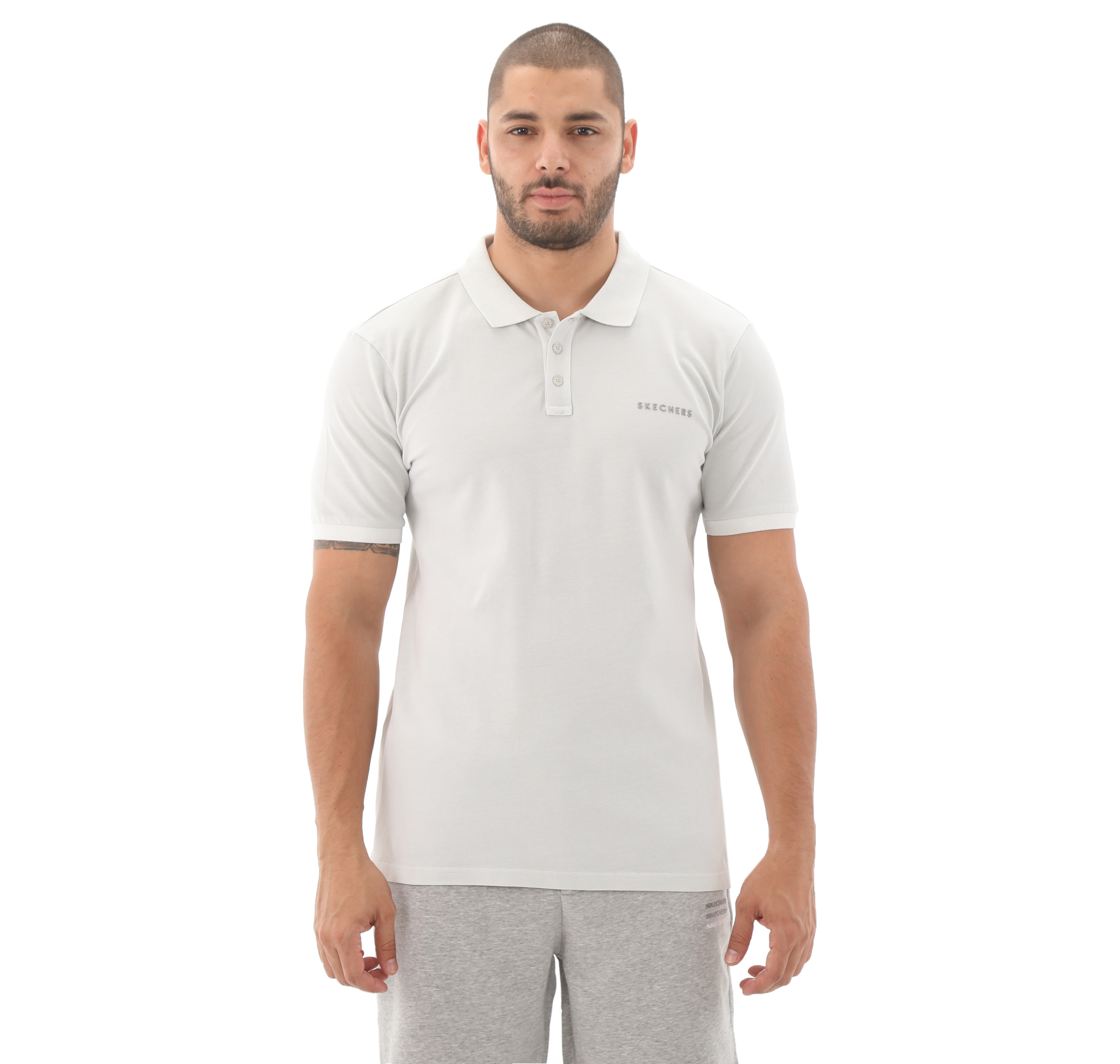 Мужская футболка Skechers Organic Coll. M Short Sleeve Polo Shirt