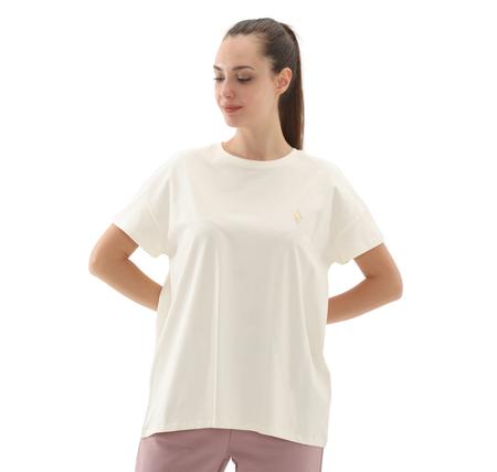 Skechers Performance Tops W Crew Neck T-Shirt Kadın T-Shirt Beyaz